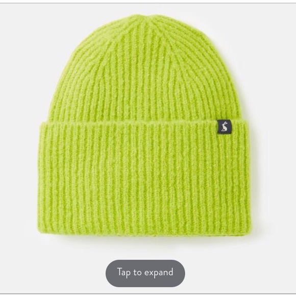 Joules Accessories - Joules lime beanie.
